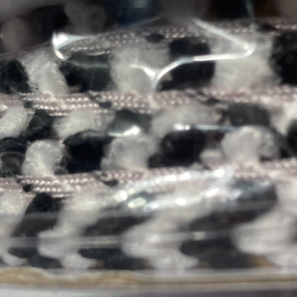 Black & White Coordinated Trim Ribbon 5 Rolls 2 Yards Each Flower Polka Dot - Picture 6 of 11